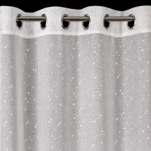 ZASŁONA GOTOWA D91 RIVIA 140 X 250 CM BIAŁY