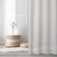 ZASŁONA GOTOWA D91 RIVIA 140 X 250 CM BIAŁY