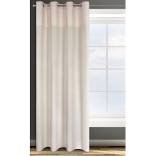 ZASŁONA GOTOWA D91 AGNES 140 X 250 CM KREMOWY