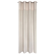 ZASŁONA GOTOWA D91 AGNES 140 X 250 CM KREMOWY