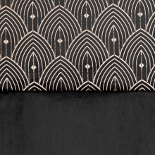 ZASŁONA GOTOWA D91 AGNES 140 X 250 CM CZARNY