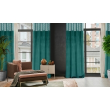 ZASŁONA GOTOWA D91 AGNES 140 X 250 CM TURKUSOWY