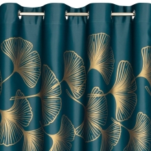 ZASŁONA GOTOWA HARMONY 140 X 250 CM CIEMNOTURKUSOWY