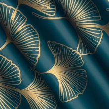 ZASŁONA GOTOWA HARMONY 140 X 250 CM CIEMNOTURKUSOWY