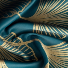 ZASŁONA GOTOWA HARMONY 140 X 250 CM CIEMNOTURKUSOWY