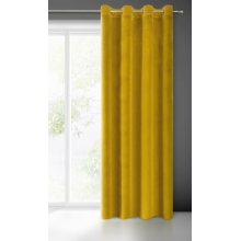 ZASŁONA GOTOWA SAMANTA 140 X 250 CM MUSZTARDOWY