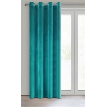 ZASŁONA GOTOWA SAMANTA 140 X 250 CM TURKUSOWY
