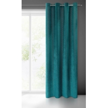 ZASŁONA GOTOWA LUSSI 140 X 250 CM CIEMNOTURKUSOWY