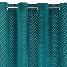ZASŁONA GOTOWA LUSSI 140 X 250 CM CIEMNOTURKUSOWY