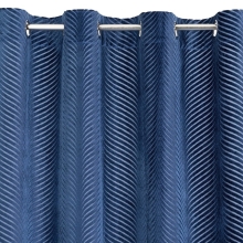 ZASŁONA GOTOWA LUSSI 140 X 250 CM GRANATOWY
