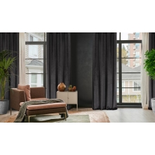 ZASŁONA GOTOWA LUSSI 140 X 250 CM CZARNY