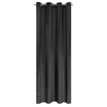 ZASŁONA GOTOWA LUSSI 140 X 250 CM CZARNY