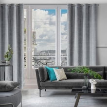 ZASŁONA GOTOWA LUSSI 140 X 250 CM STALOWY