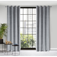 ZASŁONA GOTOWA LUSSI 140 X 250 CM STALOWY
