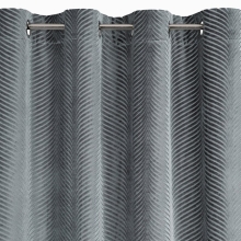 ZASŁONA GOTOWA LUSSI 140 X 250 CM STALOWY