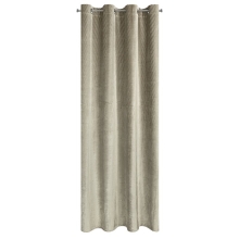 ZASŁONA GOTOWA LUSSI 140 X 250 CM CIEMNOBEŻOWY
