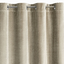 ZASŁONA GOTOWA LUSSI 140 X 250 CM CIEMNOBEŻOWY