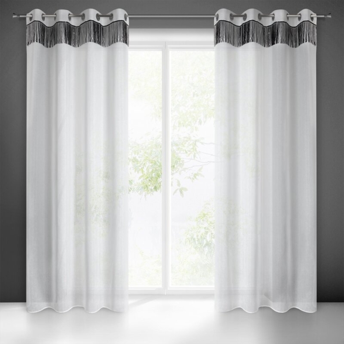 FIRANA GOTOWA JASPER 140 X 250 CM BIAŁY