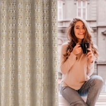 ZASŁONA GOTOWA LAURA 140 X 250 CM BEŻOWY