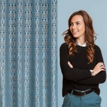 ZASŁONA GOTOWA LAURA 140 X 250 CM NIEBIESKI