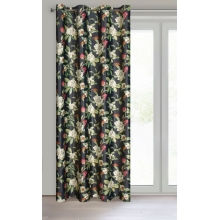 ZASŁONA GOTOWA ALEA 140 X 250 CM CZARNY
