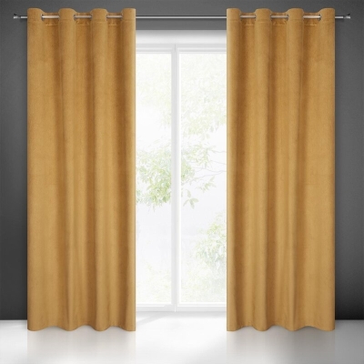 ZASŁONA GOTOWA LILI 140 X 250 CM ŻÓŁTY
