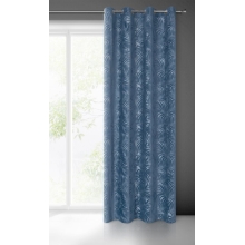 ZASŁONA GOTOWA LIVIA 140 X 250 CM CIEMNONIEBIESKI