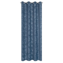 ZASŁONA GOTOWA LIVIA 140 X 250 CM CIEMNONIEBIESKI