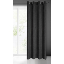 ZASŁONA GOTOWA ELIZA 140 X 250 CM CZARNY