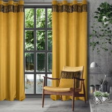 ZASŁONA GOTOWA JASPER 140 X 250 CM ZŁOTY