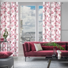 ZASŁONA GOTOWA CAREN 140 X 250 CM BIAŁY