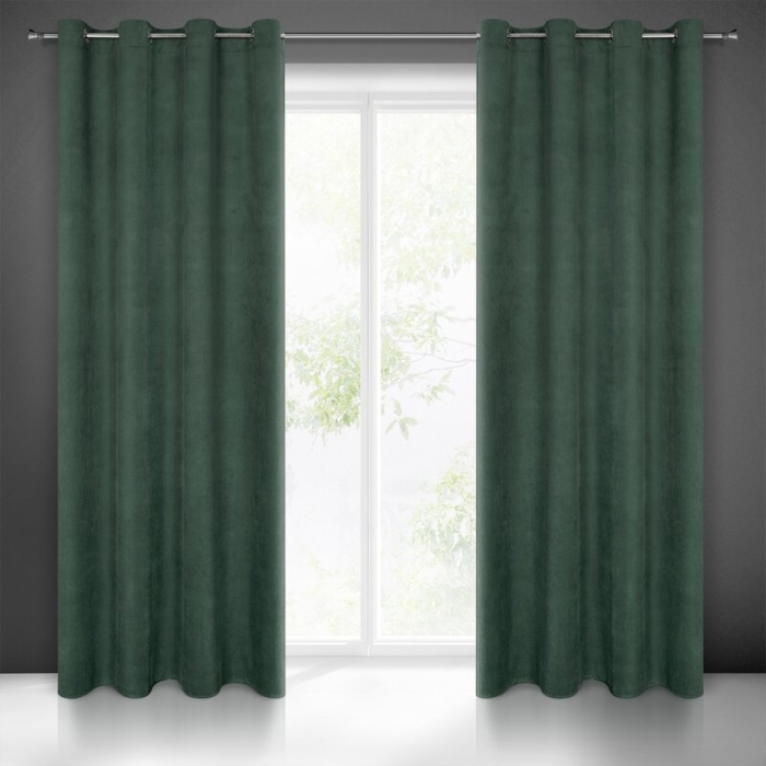 ZASŁONA GOTOWA MILO 140 X 250 CM ZIELONY