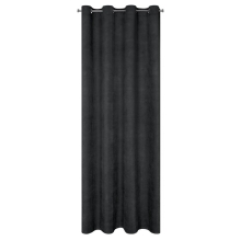 ZASŁONA GOTOWA MILO 140 X 250 CM CZARNY