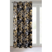 ZASŁONA GOTOWA ZOJA 140 X 250 CM CZARNY