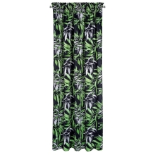 ZASŁONA GOTOWA ZOJA NA TAŚMIE 140 X 270 CM CZARNY