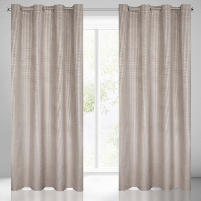 ZASŁONA GOTOWA DARCY 140 X 250 CM BEŻOWY