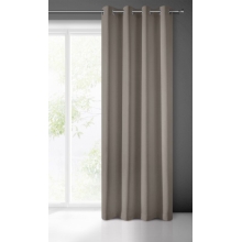 ZASŁONA GOTOWA RITA 140 X 250 CM JASNOBRĄZOWY