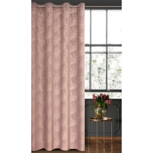 ZASŁONA GOTOWA GOJA 140 X 250 CM PUDROWY RÓŻ
