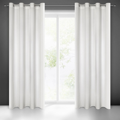 ZASŁONA GOTOWA MILO 140 X 250 CM BIAŁY