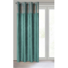 ZASŁONA GOTOWA PERI 140 X 250 CM CIEMNOTURKUSOWY