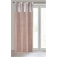 ZASŁONA GOTOWA PERI 140 X 250 CM PUDROWY RÓŻ