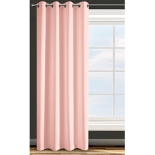 ZASŁONA GOTOWA D91 ADORE 140 X 250 CM PUDROWY RÓŻ