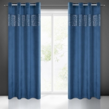 ZASŁONA GOTOWA MARGOT 140 X 250 CM GRANATOWY