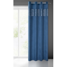 ZASŁONA GOTOWA MARGOT 140 X 250 CM GRANATOWY