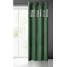 ZASŁONA GOTOWA MARGOT 140 X 250 CM CIEMNOZIELONY