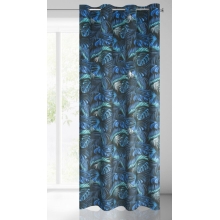 ZASŁONA GOTOWA LAZUR 140 X 250 CM CZARNY