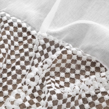 FIRANA GOTOWA GRACE 135 X 250 CM BIAŁY