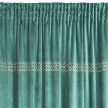 ZASŁONA GOTOWA JOVITA NA TAŚMIE 140 X 270 CM ZIELONY