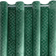 ZASŁONA GOTOWA D91 MOLY 140 X 250 CM ZIELONY