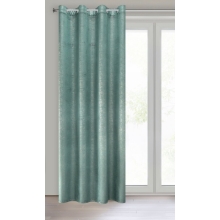 ZASŁONA GOTOWA MABEL 140 X 250 CM TURKUSOWY